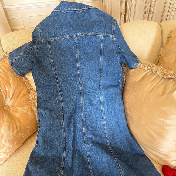 Coach denim midi dress size 8 - Picture 7 of 7